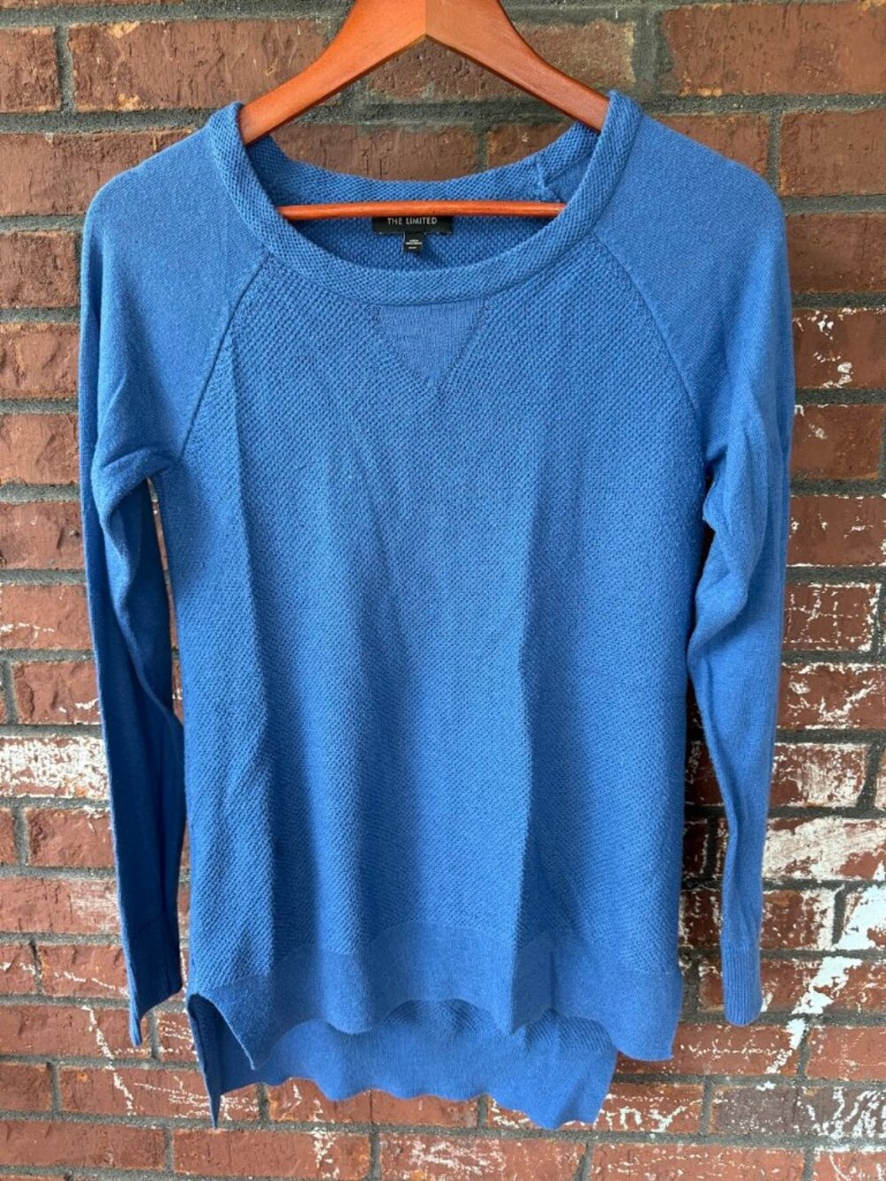 Medium blue sweater